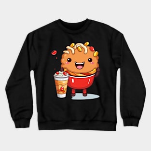 kawaii  junk food T-Shirt cute  funny Crewneck Sweatshirt